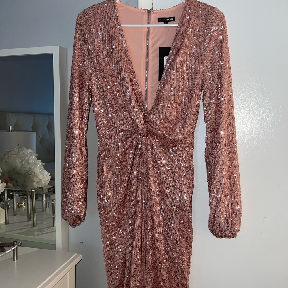 Pink Sequel Maxi Dress